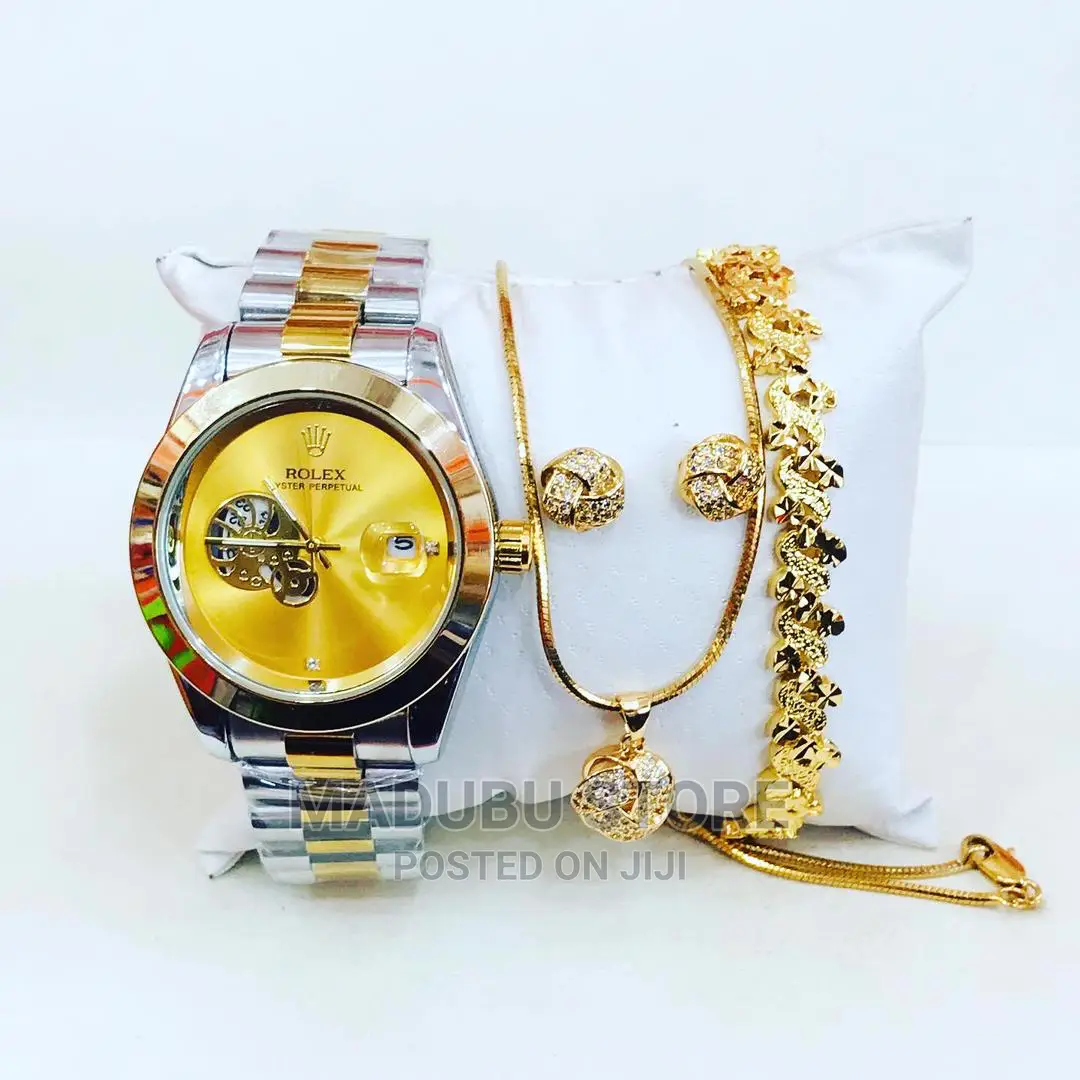 Set of Watch+ Bracelet+ Earrings