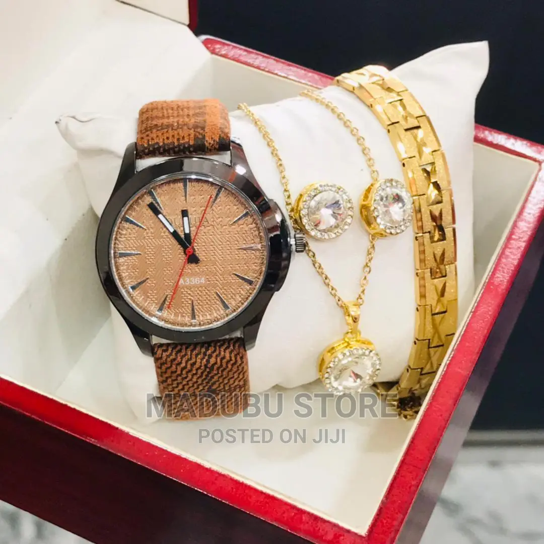 Set of Watch+ Bracelet+ Earrings