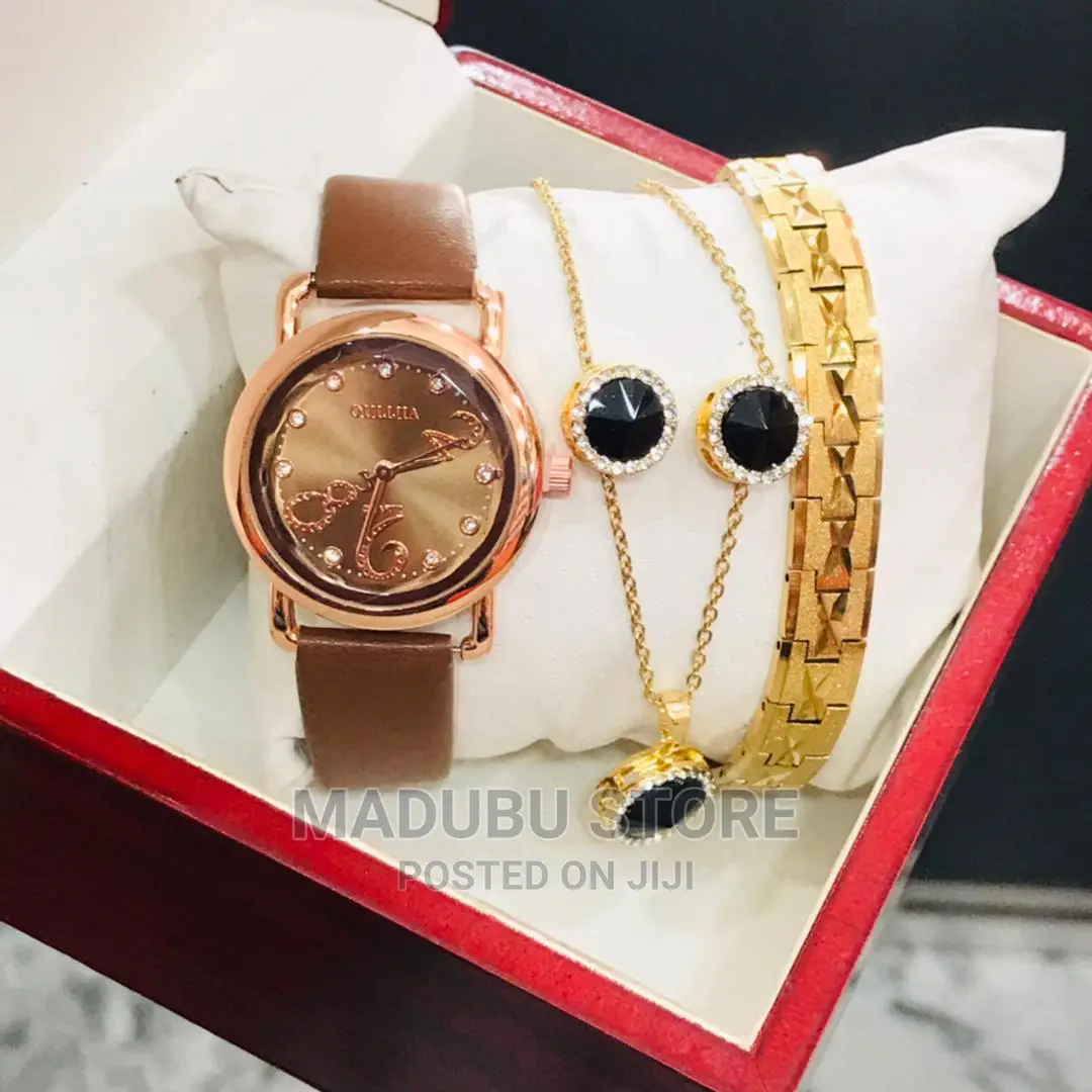 Set of Watch+ Bracelet+ Earrings