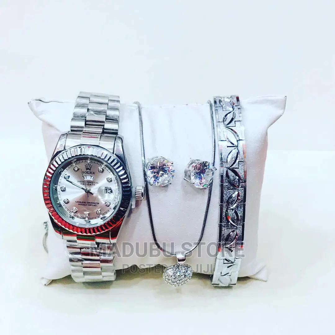 Set of Watch+ Bracelet+ Earrings