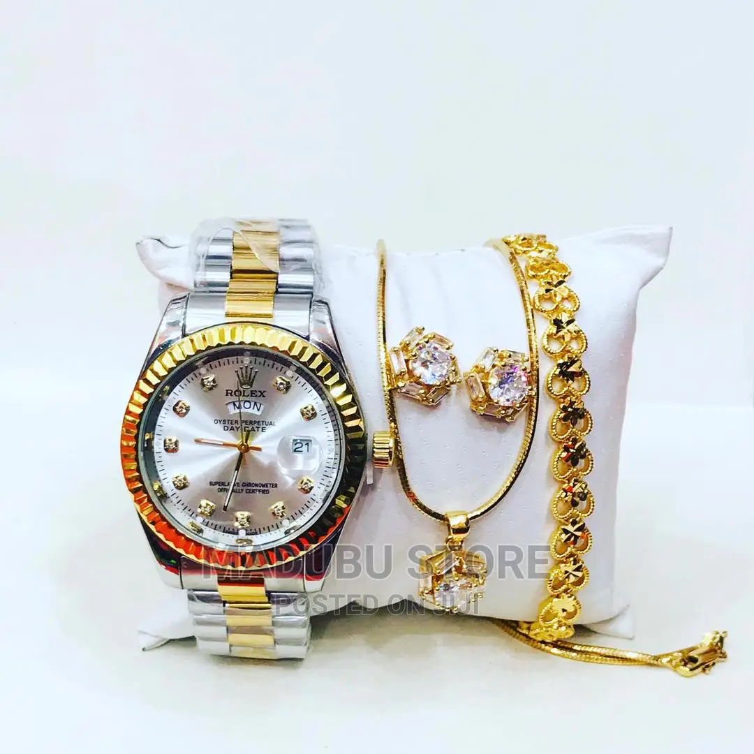 Set of Watch+ Bracelet+ Earrings