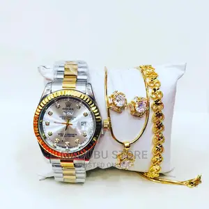 Set of Watch+ Bracelet+ Earrings