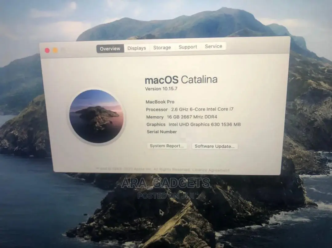 Laptop Apple MacBook 2020 16GB Intel SSD 512GB