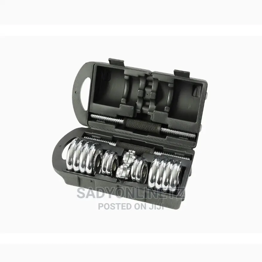 Chrome Dumbbell Set Kg15