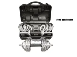 Chrome Dumbbell Set Kg30