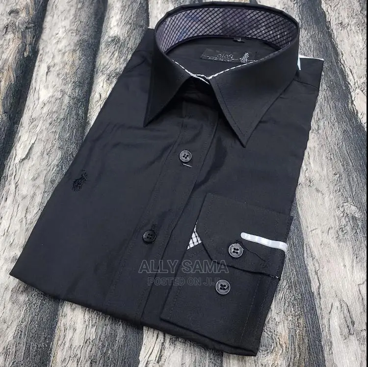 Men's Shirt Black White