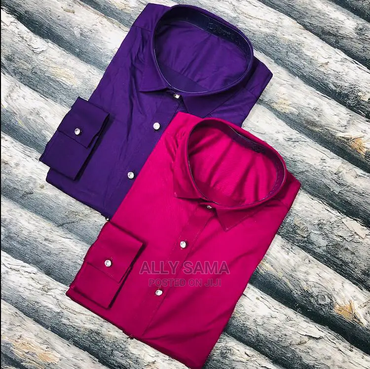 Men's Shirt Maroon Purple