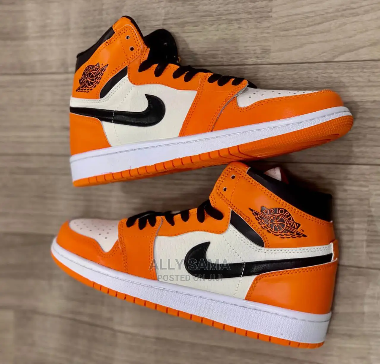New Nike Orange White