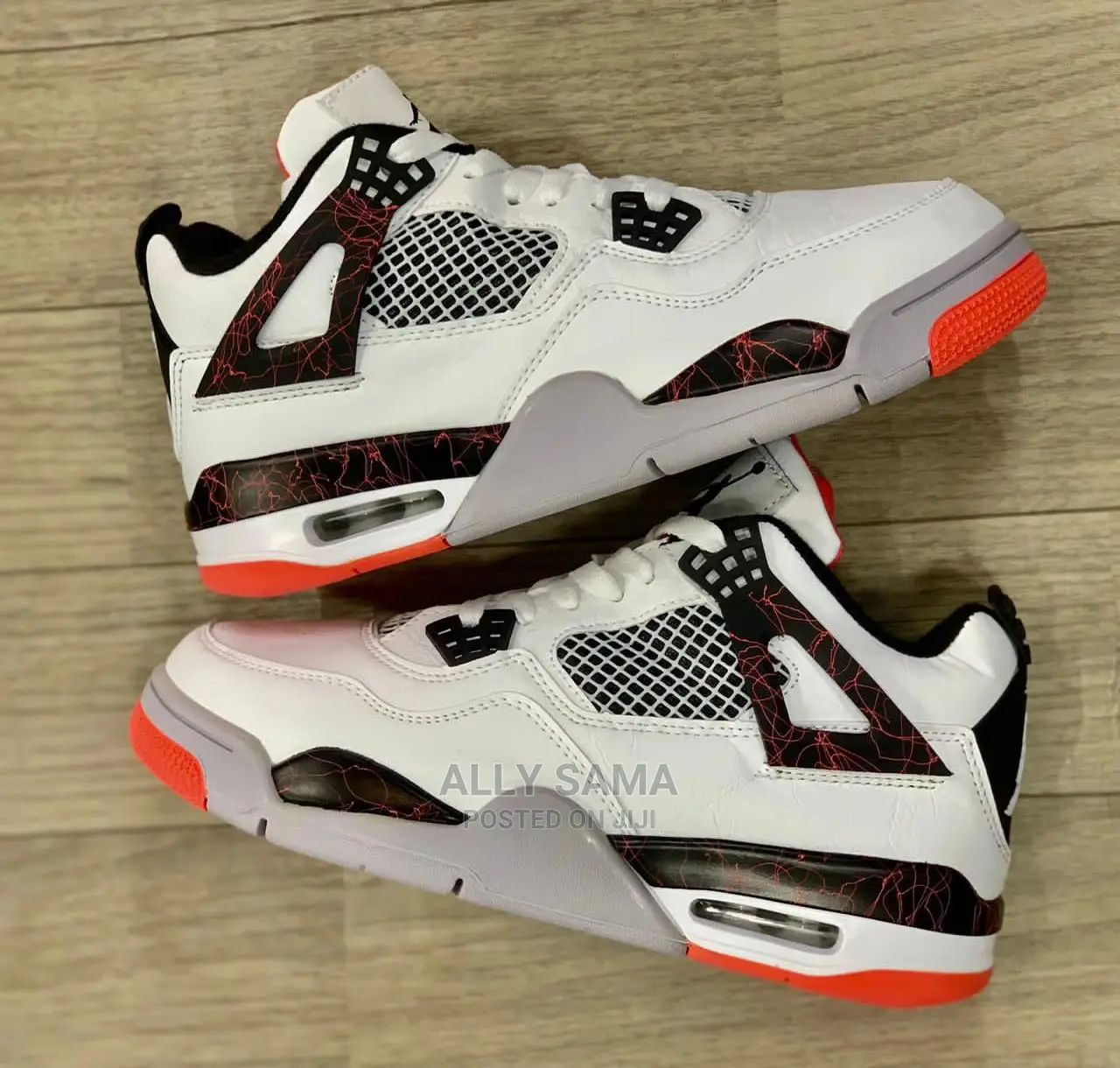 New Jordan Red White