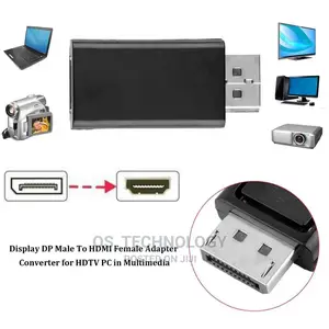 Original Display to Hdmi Adapta.Inaingiza Dp Inatoa Hdmi