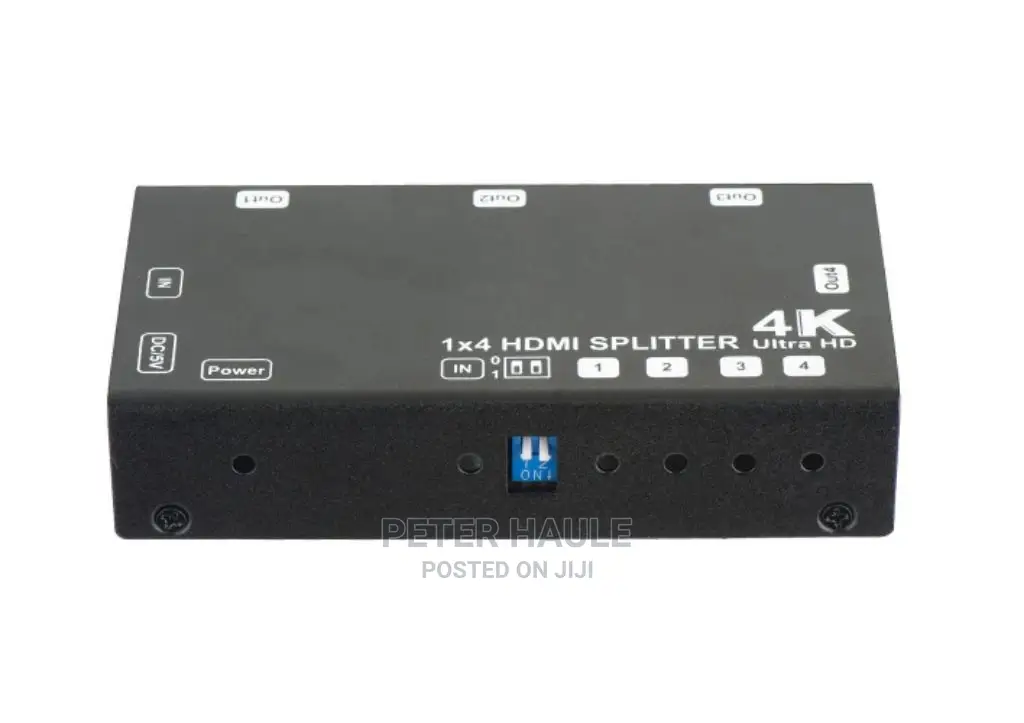 1X4 HDMI Splitter,Support 3D, 4K at 60hz Yuv 4:2:0,Hdcp1.4,Edid