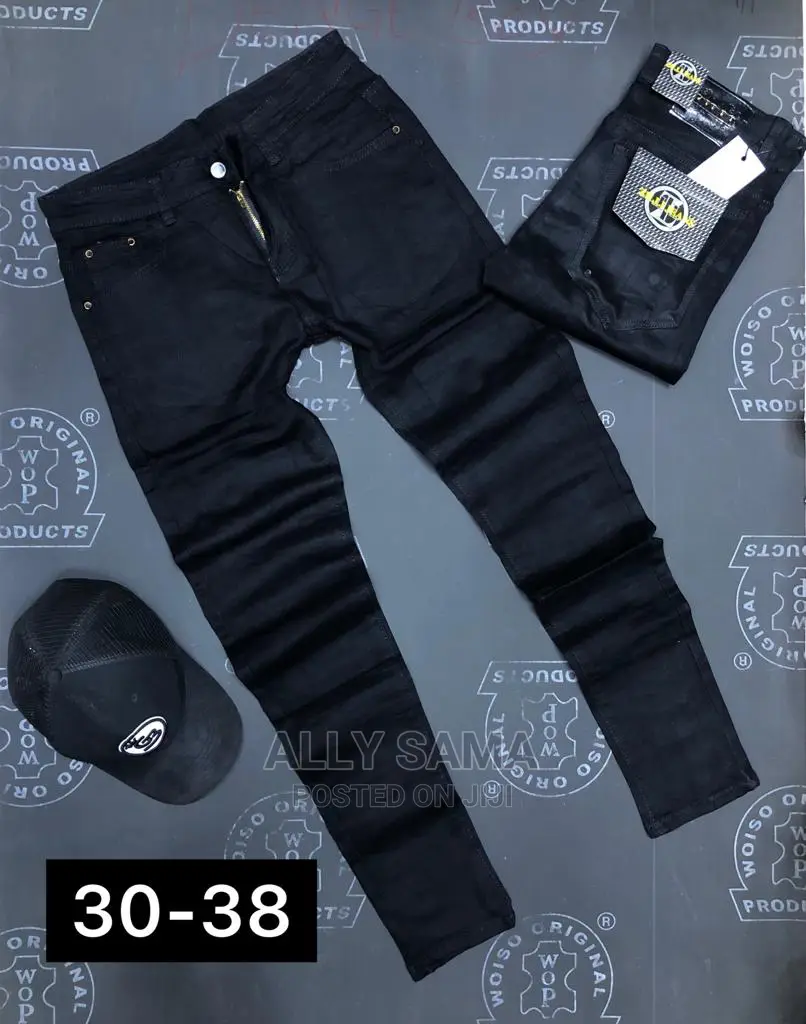 Men's Jeans Stretch Black Full