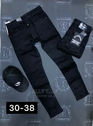 Men's Jeans Stretch Black Full
