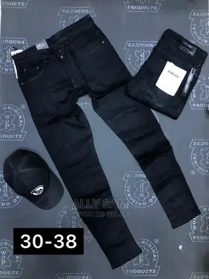 Men's Jeans Stretch Black Full