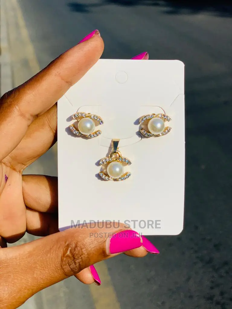 Set of Chain and Earrings