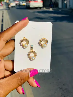 Set of Chain and Earrings