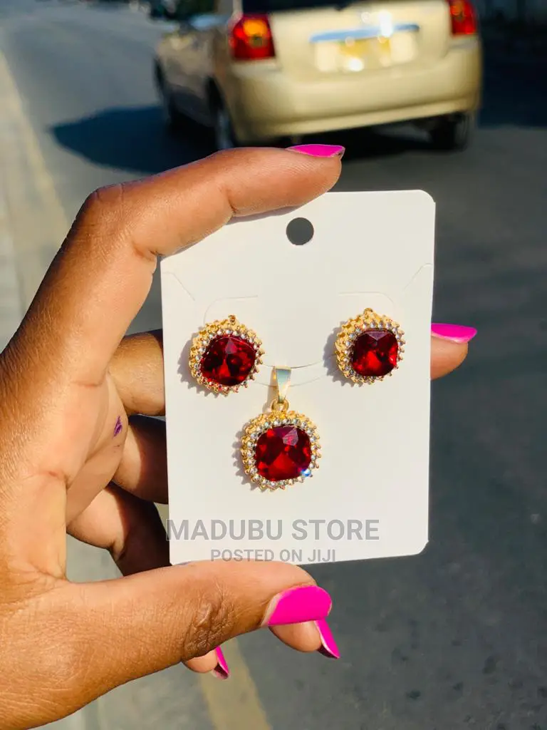 Set of Chain and Earrings