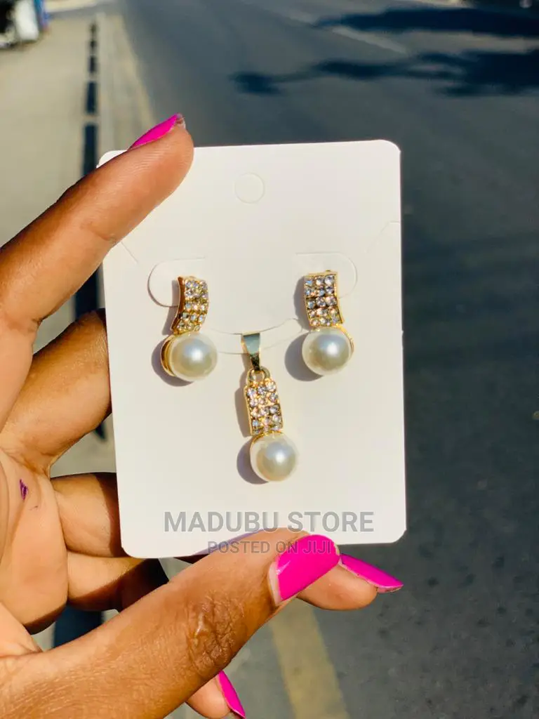 Set of Chain and Earrings