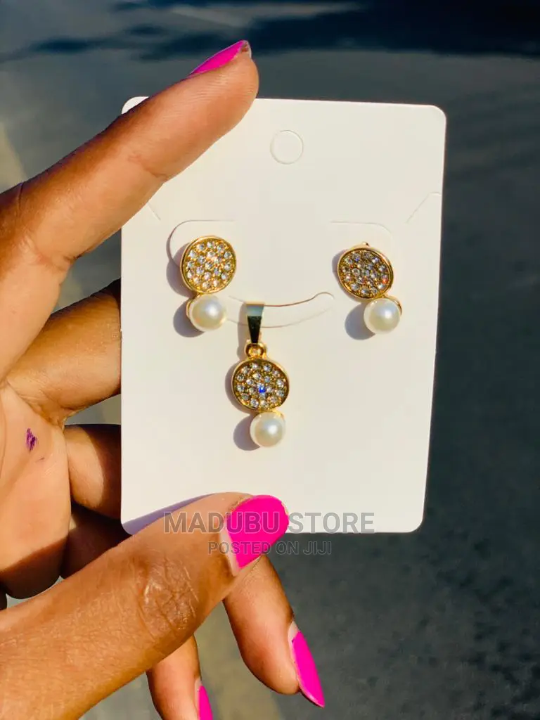 Set of Chain and Earrings