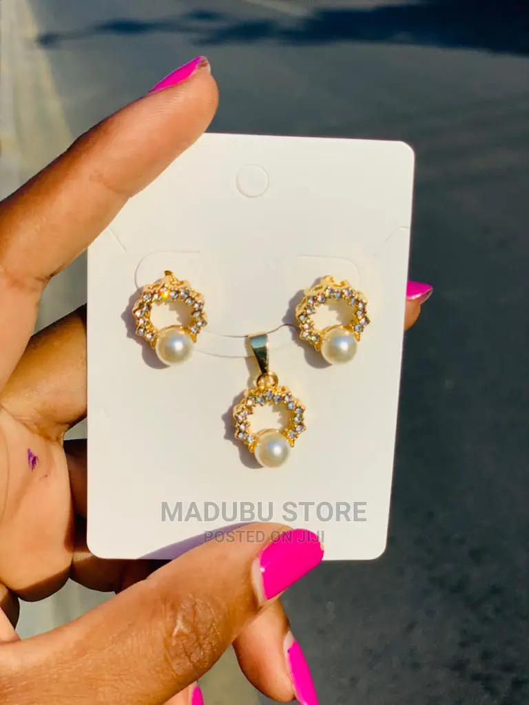 Set of Chain and Earrings