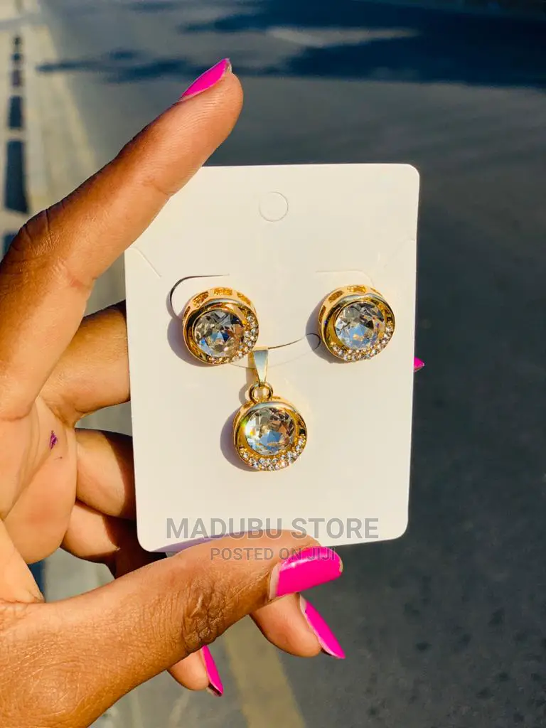 Set of Chain and Earrings