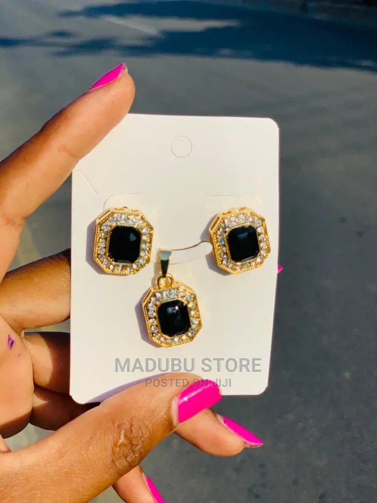 Set of Chain and Earrings