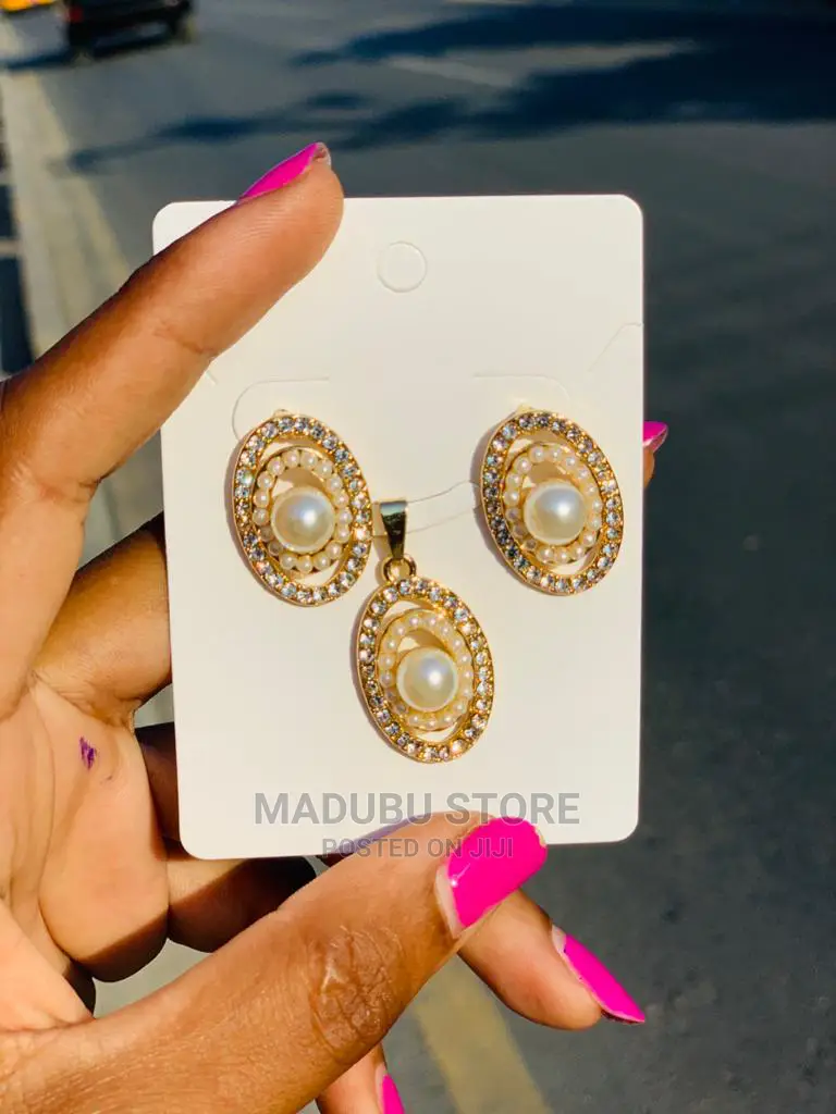 Set of Chain and Earrings