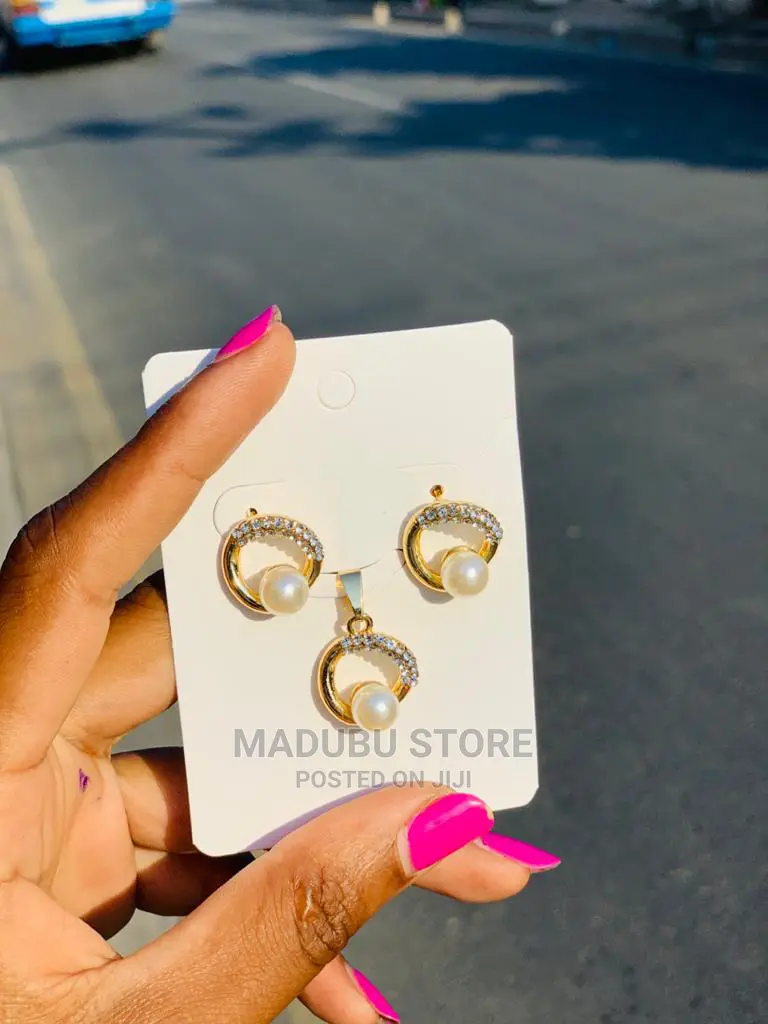 Set of Chain and Earrings
