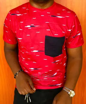Men's Tshirt RED BLACK