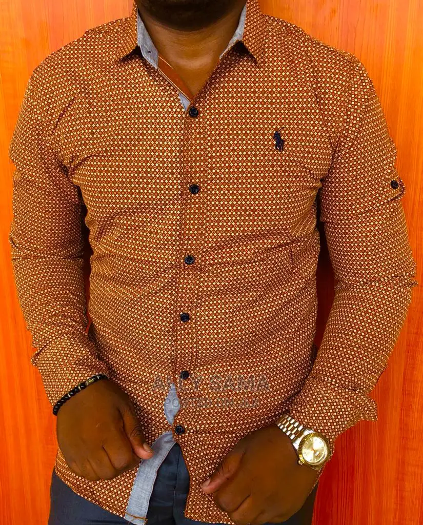 Men's Shirt Cofee