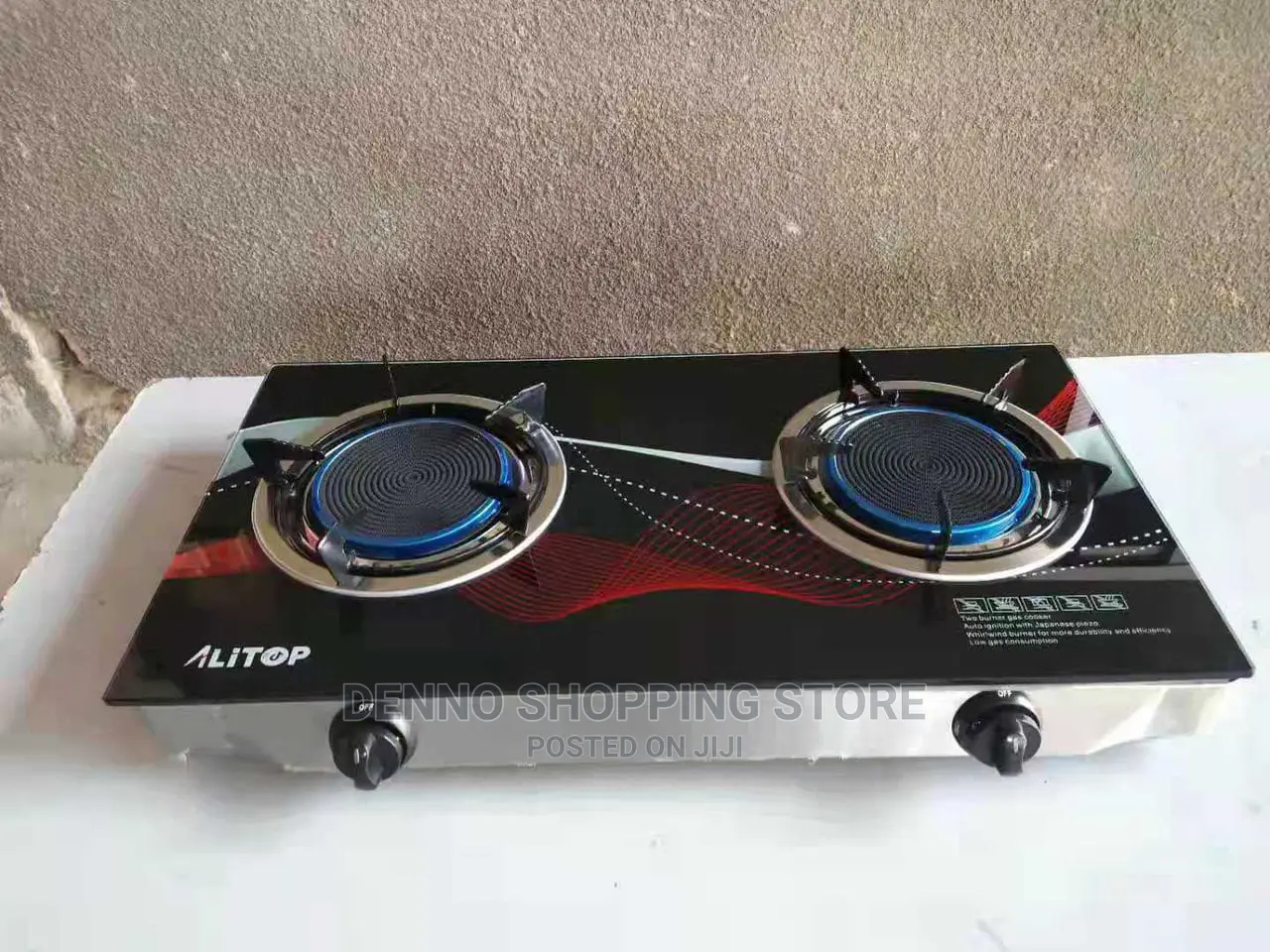 Jiko La Gas Plate 2 La Kioo