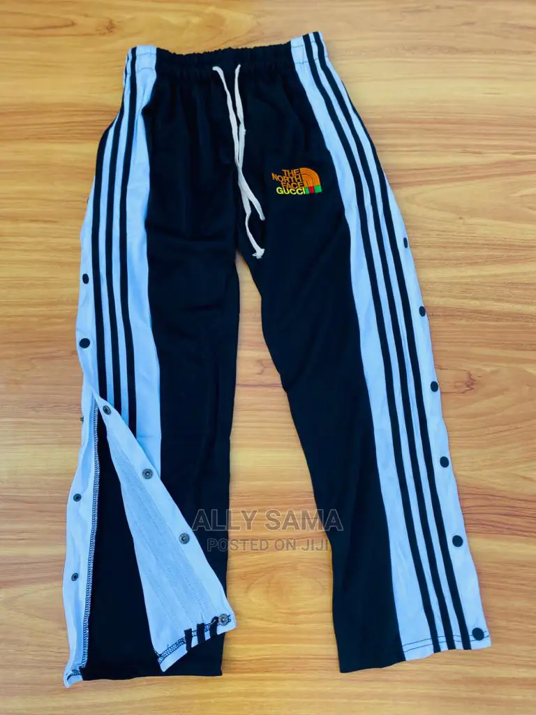 Men's Track Black White