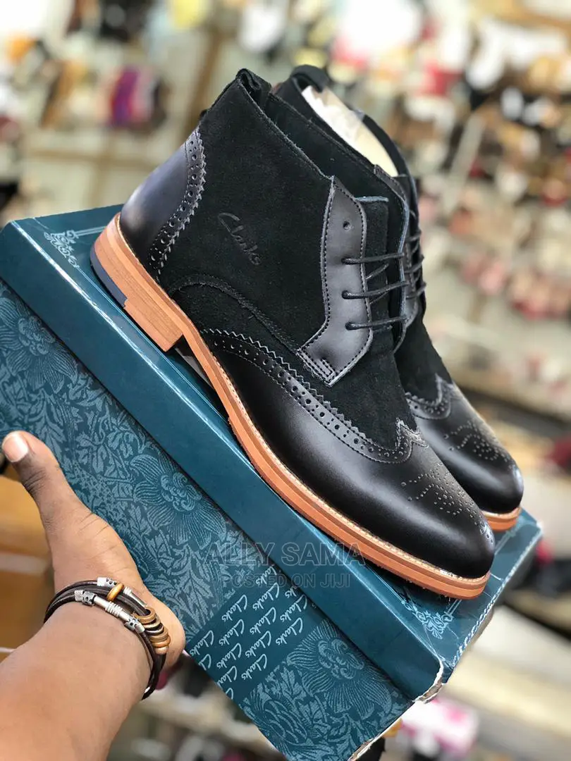 Clarks Brown Black