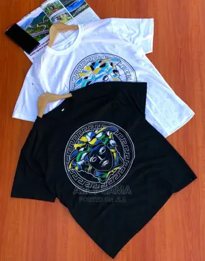 Men's Tshirt Black White