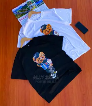 Men's Tshirt Black White