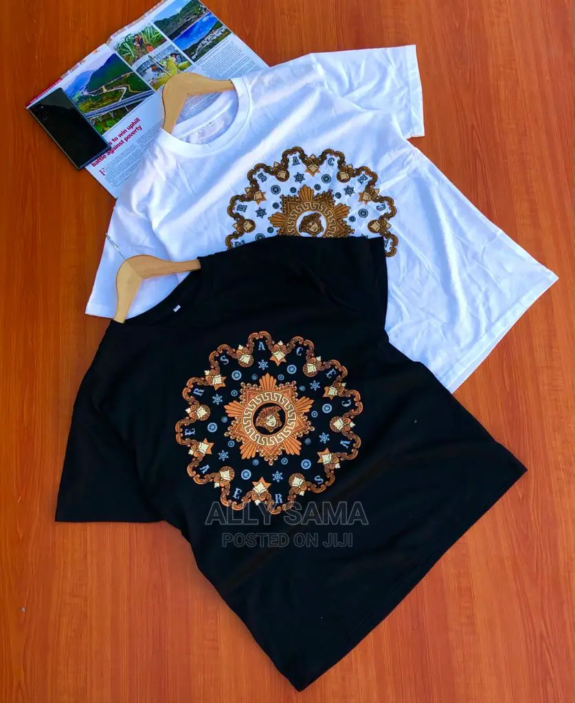 Men's Tshirt Black White