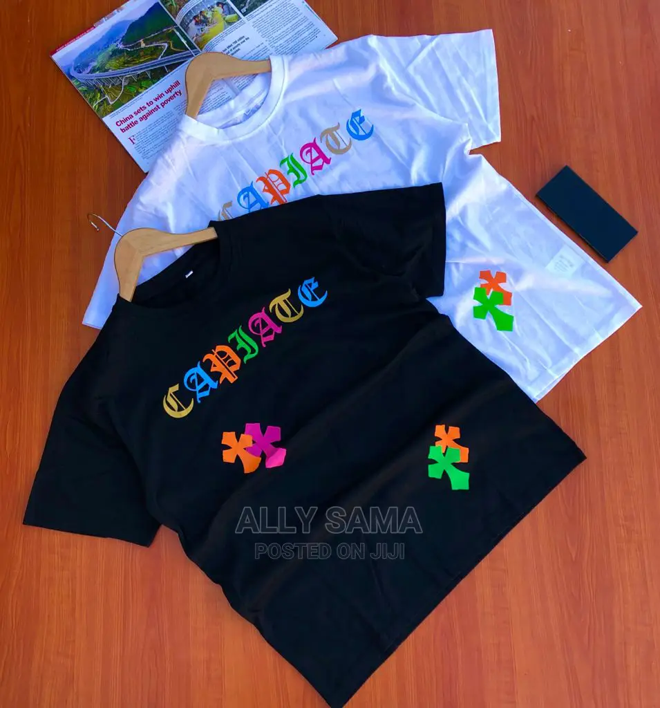 Men's Tshirt Black White