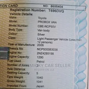Toyota Probox 2006 Silver