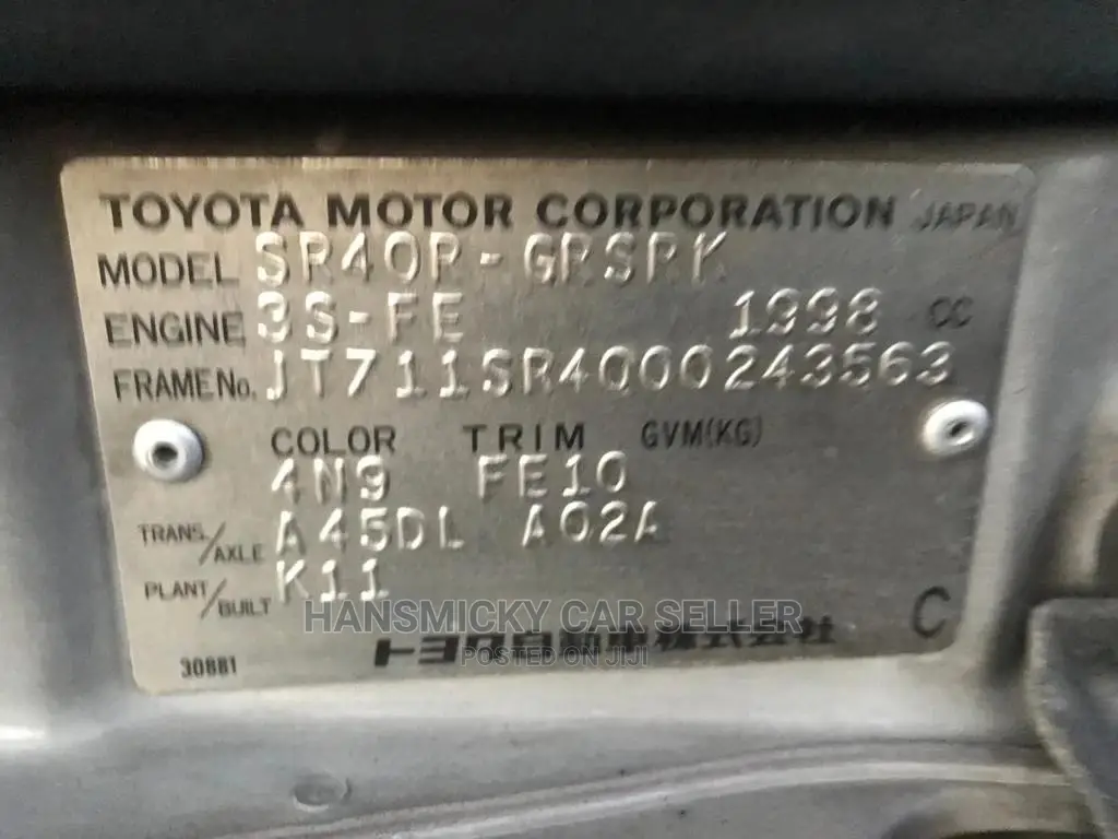 Toyota Noah 2001 Gray