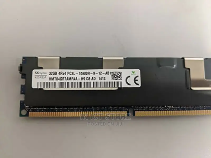 32gb Pc3l-10600r Hmt84gr7mmr4a-H9 Ddr3l Sdram Server Memory