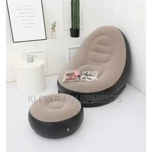 Inflatable Air Sofa With Foot Rest (Sofa Za Kujaza Upepo)