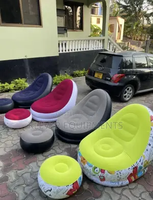 Inflatable Air Sofa With Foot Rest (Sofa Za Kujaza Upepo)