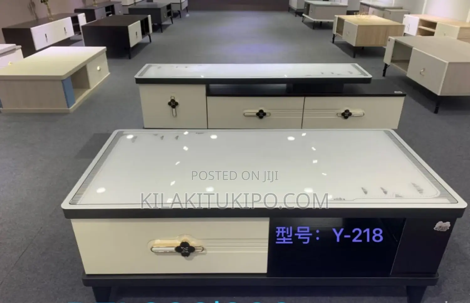 Unique Design Coffee Table With TV Bench Set 2pcs