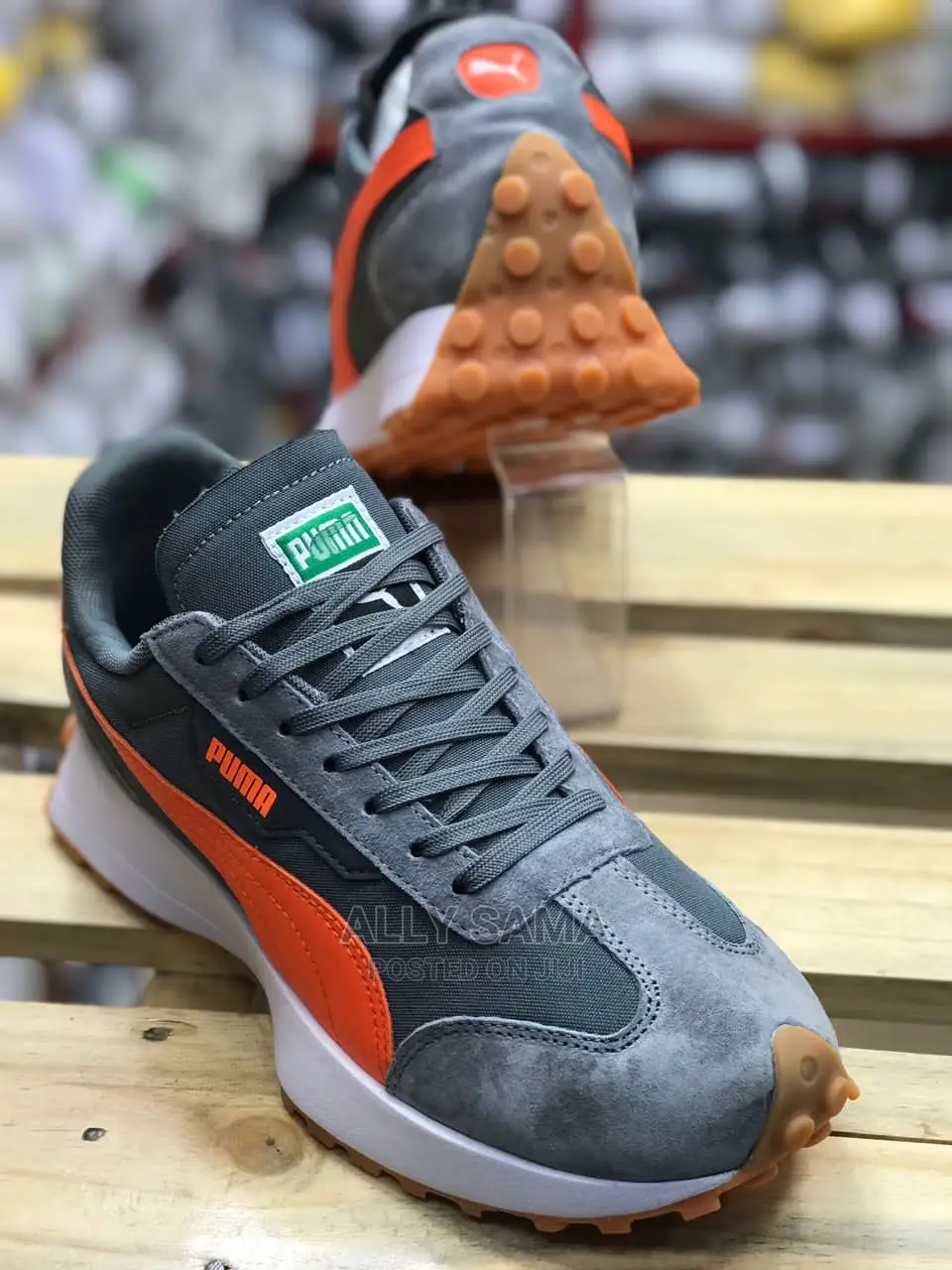 Puma Gray Orange