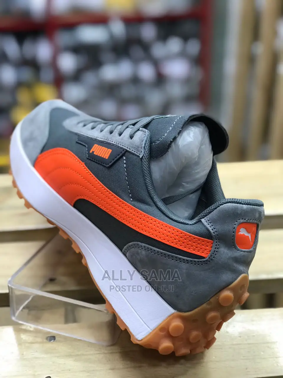 Puma Gray Orange