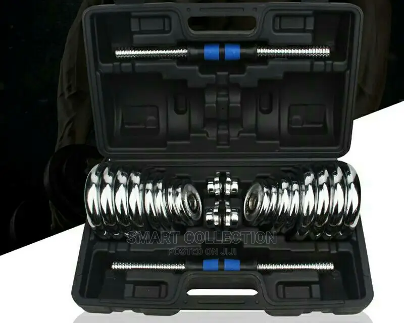 30kg Dumbbell York Chrome Set I.E 15 at 