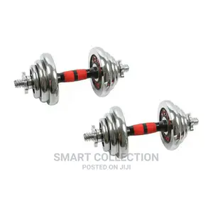 30kg Dumbbell York Chrome Set I.E 15 at 
