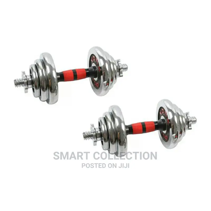 30kg Dumbbell York Chrome Set I.E 15 at 