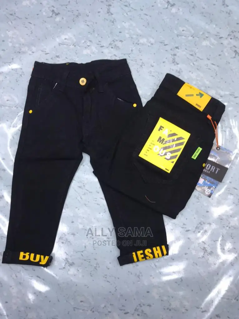 Boy's Jeans Black Darkblue