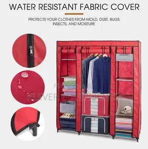 Wardrobe Closet/Kabati La Nguo La Kitambaa Kigumu